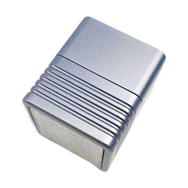 koolsoo Support de Craie pour Queue de Piscine Accessoire de Billard Embout de Queue en Alliage d'Aluminium Support de Craie Gris Pâle