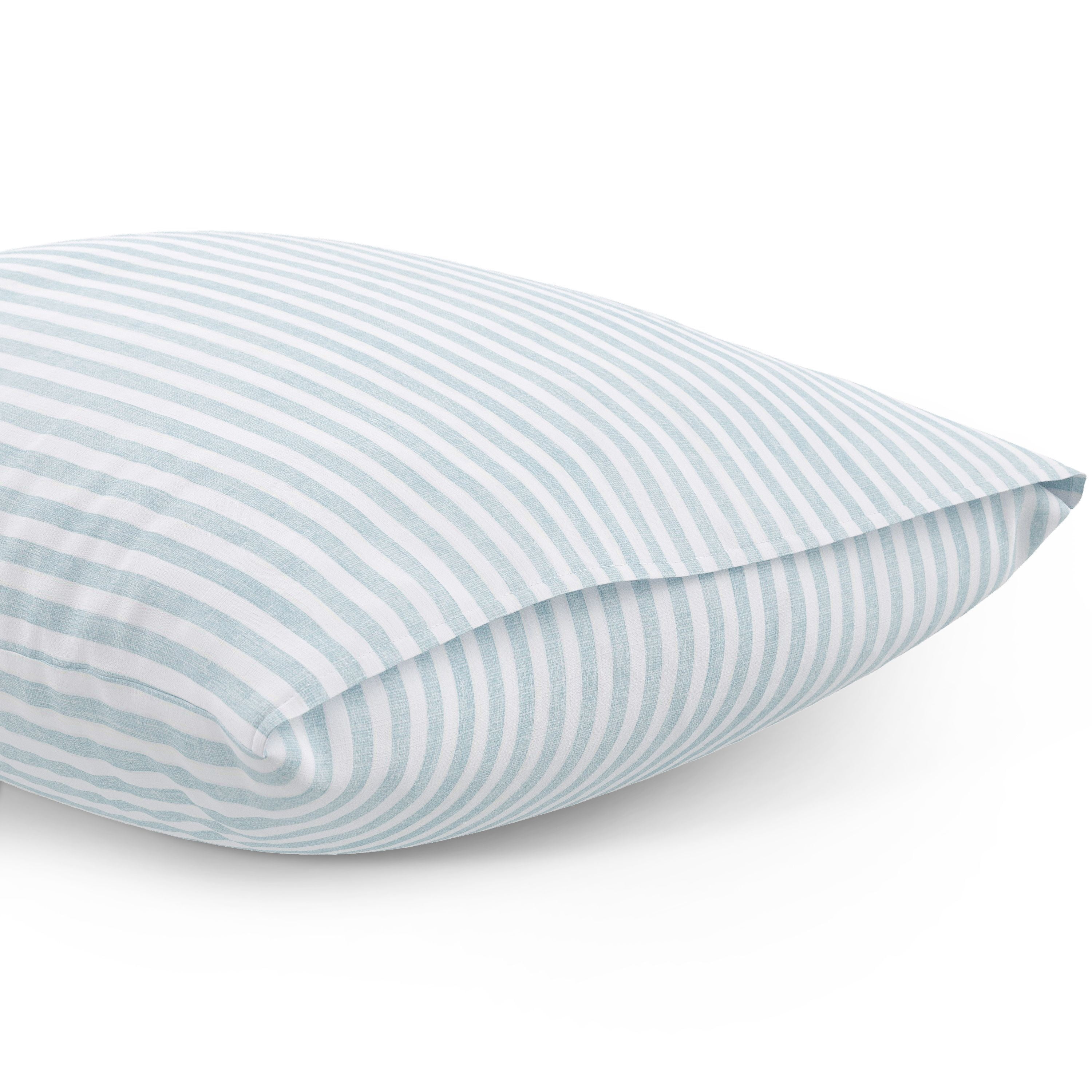 Mainstays Kids 220TC Cotton Blue Stripe Twin, 3 Piece Sheet Set