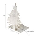thumbnail image 2 of Bougeoir Arbre En Métal Blanc Vieilli, 2 of 3