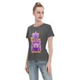 thumbnail image 4 of T-Shirt Basique à Manches Courtes pour Femmes Super Saiyan, 4 of 6