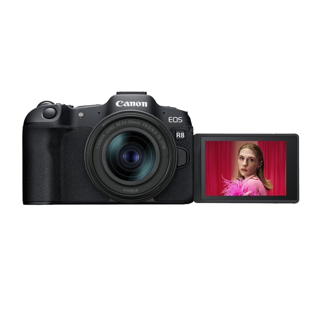 Canon EOS R8 Mirrorless Camera with RF 24-50mm f/4.5-6.3 is STM
