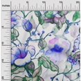 thumbnail image 2 of oneOone Velvet Royal Blue Fabric Florals Craft Projects Decor Fabric Printed By The Yard 58 Inch Wide, 2 of 4