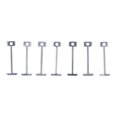thumbnail image 3 of Aiguilles en Acier, 50 Pcs T Pins T Pins Muraux Intégration Transparente, 3 of 14