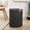 Black BK, variant on PpgejGEK Fashion Printed Foldable Toy Clothing Storage Bag Laundry Basket 43x37x37cm 16.9x14.6x14.6in Large Capacity Drawstring Closure for Home Organizer Linen Material