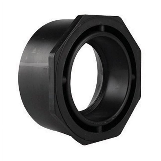 Raccord de Tuyau, Bague de Chasse d'Eau ABS/DWV, Robinet x Hub, 4 x 3 Po. -ABS 00107 1600HA