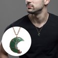 thumbnail image 4 of XZNGL Moon Safety Long Life Lock Necklace Fashionable silver Necklace, 4 of 9