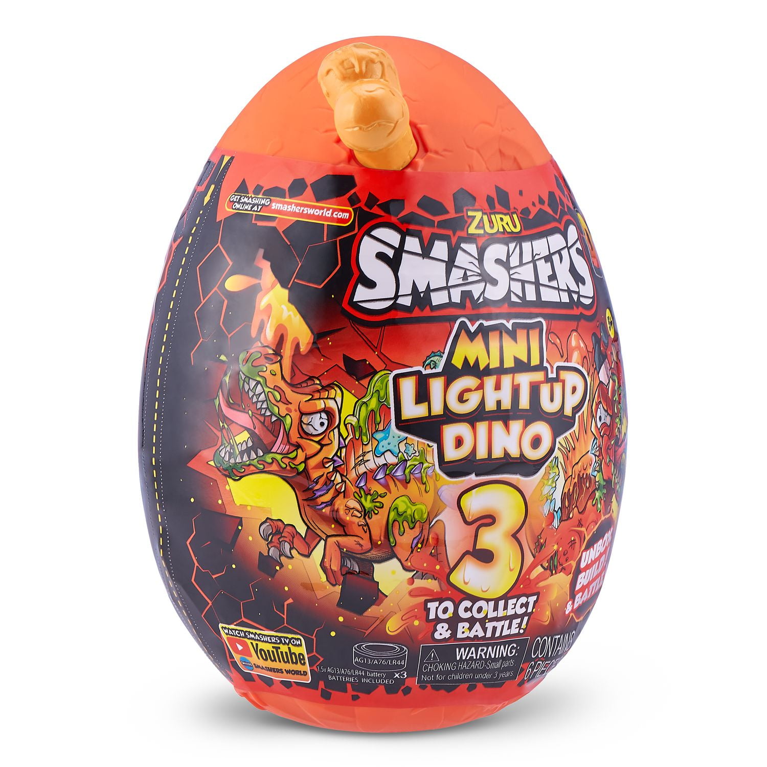 Mini Dinosaure illuminé Smashers