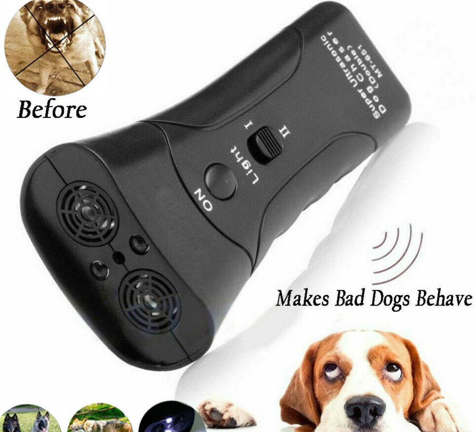 LED Pet Dogs Anti Barking Stop Bark Training Repeller Control Device Ultrasonic
