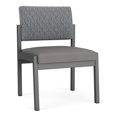 thumbnail image 1 of Lenox Steel Reception Waiting Guest Chair / Charcoal Steel / Gray / Gray, 1 of 5