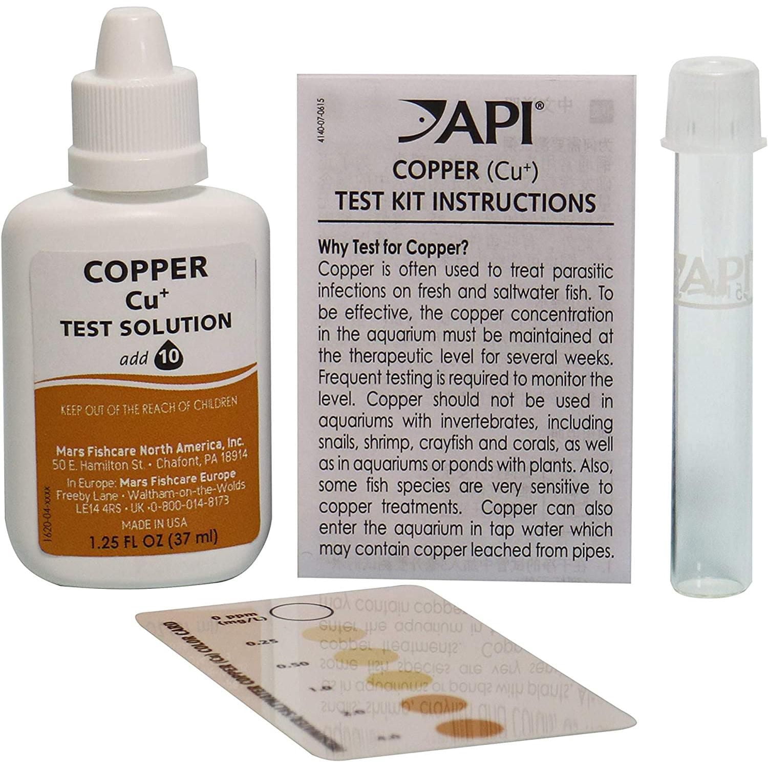 API Copper Test Kit for Freshwater & Saltwater Aquariums, 90 Tests