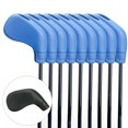 thumbnail image 1 of Langgg Golf Club Cover TPE Putter Iron Driver Headcovers Portable Replaceable Protector Guard Sleeve Accessories for Beginners Red Black, 1 of 6