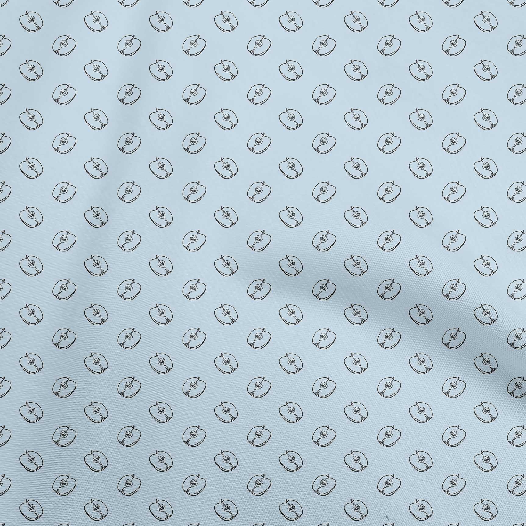 oneOone Rayon Baby Blue Fabric Fresh Fabric For Sewing Printed Craft Fabric By The Yard 56 Inch Wide