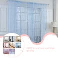 thumbnail image 2 of tredstone Maison Hôtel Rideau de Fenêtre de Remplacement Chambre Respirant Draperie Complète Protection de la Vie Privée Décoration Accessoire de Mobilier Rouge Vin, 2 of 8