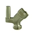 thumbnail image 1 of Brass Swival Shower Arm Mount - Satin Nickel Finish, 1 of 1