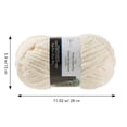 thumbnail image 2 of Mainstays  thick chenille yarn  off white, 2 of 4