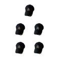 thumbnail image 1 of Transemion Classic Baseball Cap With Ring Decoration For Elegant Touch Ring Baseball Cotton Hat Match Style Quick-drying Beach Semi-ring Black 5Set, 1 of 6