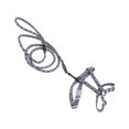 thumbnail image 4 of Cat Harness And Leash Set,  Harness Leash Set Harness And Leash Set For Pet Cat Walking Rope  For Cats For Cats Weighing 2.5-10kg / 88.2-352.7oz Dark Gray Florets M, 4 of 8