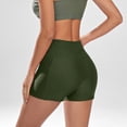 thumbnail image 5 of B91xZ Women's Plus Size Swim Shorts Retro Ruched Swim Short Shirred Tankinis Brief,AG M, 5 of 5