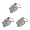 thumbnail image 1 of kurtrusly Fashionable And Functional Straw Beach Bag For Any Occasion Space-saving Blended Straw Handbag LightGray 3Set, 1 of 6