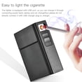 thumbnail image 4 of Boîte de Rangement pour Distributeur de Cigarettes Étui à Cigarettes à Rabat 20 Chargements Grande Capacité avec Allume-Cigare Détachable Rechargeable par USB, 4 of 8