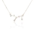 thumbnail image 1 of pitrice Ins Constellations Theme Friendship Necklace Rhinestone Comfortable Delicate with Display Card Pendant for Lover Festival Gifts Virgo Silver, 1 of 6
