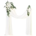 thumbnail image 1 of Wedding Arch Square Artificial Wedding Arch Flowers Kit For Ceremony Wedding Arbor Backdrop Party Outdoor Wedding Props Indoor, 1 of 8