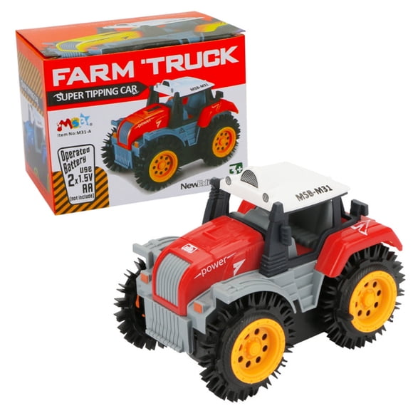 Dvkptbk Toy Cars for Boys and Girls, Flip Car Toys Double Sided 360° Rolling Rotating Stunt Car, Birthday Gifts for Kids 3 4 5 6 7 8-12 Year Old Boy Toys, Red