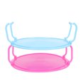 thumbnail image 4 of MasteelfCA 2pcs Rounded Microwave Oven Rack Layered Steaming Tray Kitchen Accessory, 4 of 8