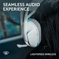 thumbnail image 2 of Logitech G321 LIGHTSPEED Wireless Bluetooth Gaming Headset for PC, PS4, PS5, Nintendo Switch, Mobile - White, 2 of 6