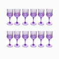 thumbnail image 2 of 12 Vintage Pink Plastic Cocktail Glasses - 7 oz Capacity (17x7cm) - Reusable, Durable & Safe for Weddings, Parties, Holidays, Daily Use - Elegant Design for Cocktails, Juice, Soft Drinks & More, 2 of 6
