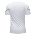 thumbnail image 3 of LNWUY Men's Plus Size Short Sleeve UPF 50+ T-Shirt Quick Dry Rash Guard Athletic Running Swim Top Tee Performance Water Shirts White M, 3 of 7