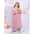 thumbnail image 4 of Lanz Girls' Nightgown Ruffle Granny Gown Long Sleeve Pajama, 4 of 5