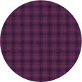 thumbnail image 1 of Ahgly Company Tapis d'Intérieur Ronds de Style Transitionnel Lavables à la Machine, Rose Oeillet Foncé, 5 Pieds Rond, 1 of 7