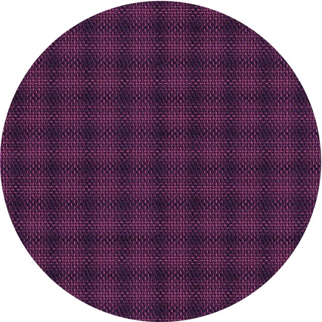 Ahgly Company Tapis d'Intérieur Ronds de Style Transitionnel Lavables à la Machine, Rose Oeillet Foncé, 5 Pieds Rond