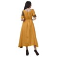 thumbnail image 4 of Moomaya Robe Midi en Viscose à Imprimé Style Santoon, Encolure Dégagée, Décontractée, pour Femmes, 4 of 5