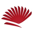 thumbnail image 1 of S SERENABLE 1 Dozen 3" /4" /5" Feathers Fletches Fletchings Various Colour for Red, 1 of 1