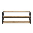 thumbnail image 3 of Manor Park 2 Shelf Industrial Wood Bookcase, 60", 3 of 6