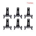 thumbnail image 3 of Maoww 6pcs Plastic Easels Plate Holders Display Dish Rack Picture Frame Photo Book Pedestal Stand, 3 of 9