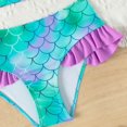 thumbnail image 5 of Girl Swimsuit 2 Piece Summer Tankini Swimsuit Ruffle Bathing Suits for Girls 5-6 Years, 5 of 5