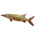 thumbnail image 1 of R-857 Green B Simulation Pike Fish Plush Toy 60Cm Cotton Material Soft Stuffed Animal For Kids #82C32, 1 of 6