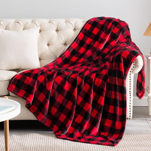 ABPWLY Christmas Blanket Christmas Holiday Blanket Printed Flannel Blanket Polyester Double Sided Velvet Blanket Clearance Throw Blanket for Couch Canada Days Throw Blankets for Bed