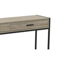 thumbnail image 4 of Safdie & Co. Entryway Table/Console Table/Sofa Couch Table-48"L/Dark Taupe/Black Metal, 4 of 5