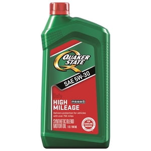 Quaker State 8074543 1 qt. 5W-30 Gasoline Synthetic Blend Motor Oil - Pack of 6