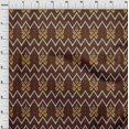 thumbnail image 3 of oneOone Georgette Viscose Fabric Paisley & Chevron Ikat Print Sewing Fabric BTY 42 Inch Wide, 3 of 4