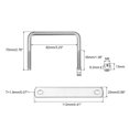 thumbnail image 2 of Unique Bargains Square U-Bolts 2 Sets 82mm Inner Width 70mm Length M8 304 Stainless Steel U Clamp Bolt, 2 of 5