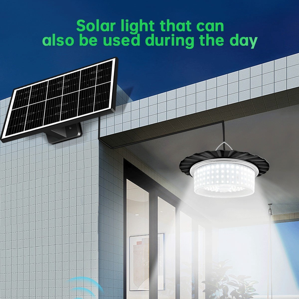 Danhjin Solar Garden Light Solar 244 Lights Ring Pendant Patio Lights Gazebo Lights Garden Villa Indoor Outdoor Lights Gardening Tools