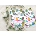 thumbnail image 3 of Darling Souvenir Multicolor Birthday Invitation Card 28 Pcs Fill or Write In Blank Invites Printable Party Supplies 5 x 7 Inches, 3 of 5