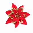 thumbnail image 1 of 10PCS Artificial Flower Fake Christmas Flower Home Office PE Floral Decoration  Tree Ornament, 1 of 10