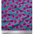 thumbnail image 1 of Soimoi Rayon Fabric Artistic Floral Print Fabric by the Yard 56 Inch Wide, 1 of 3