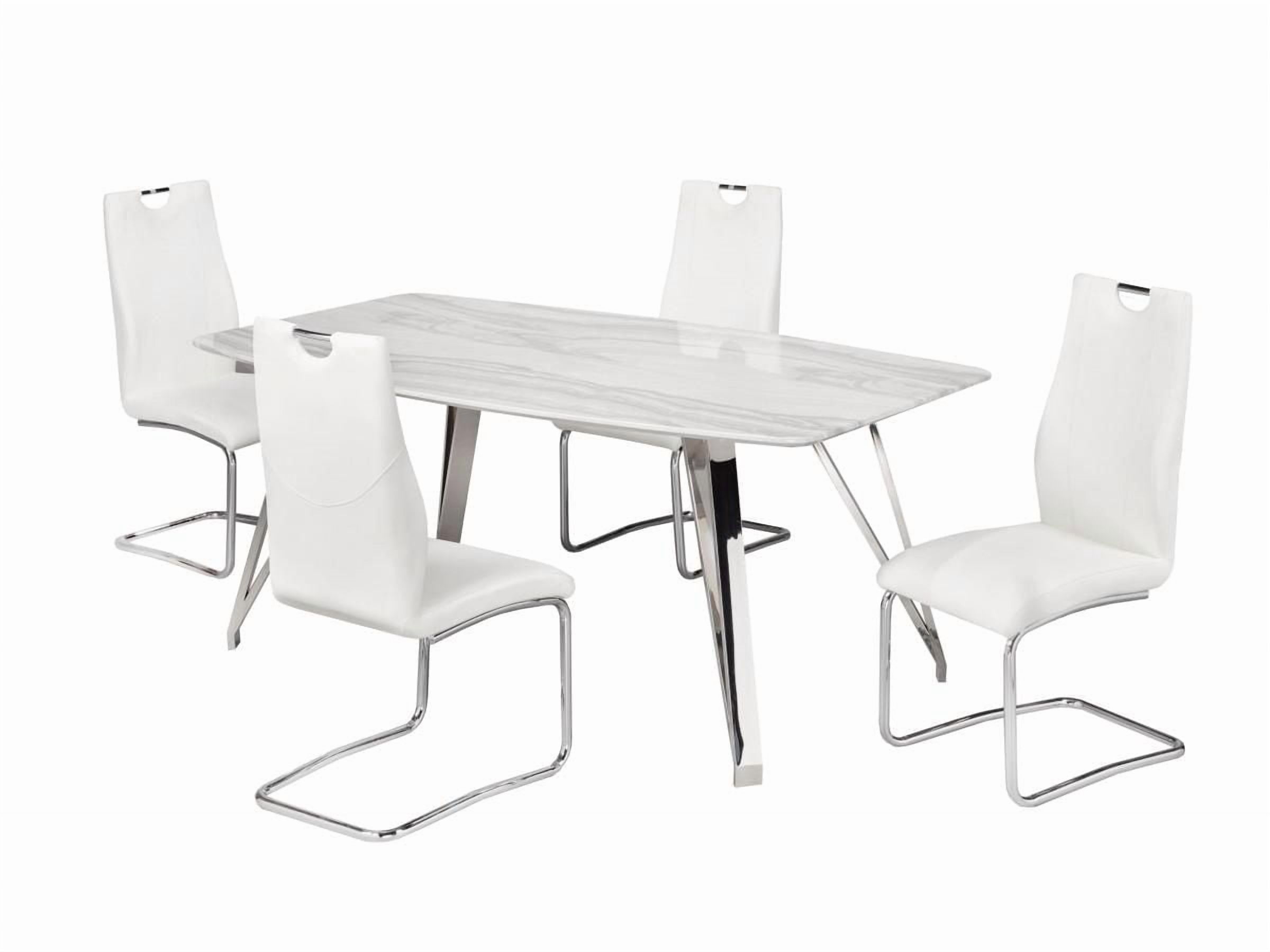 Tavern 5-Piece Dining Set, White